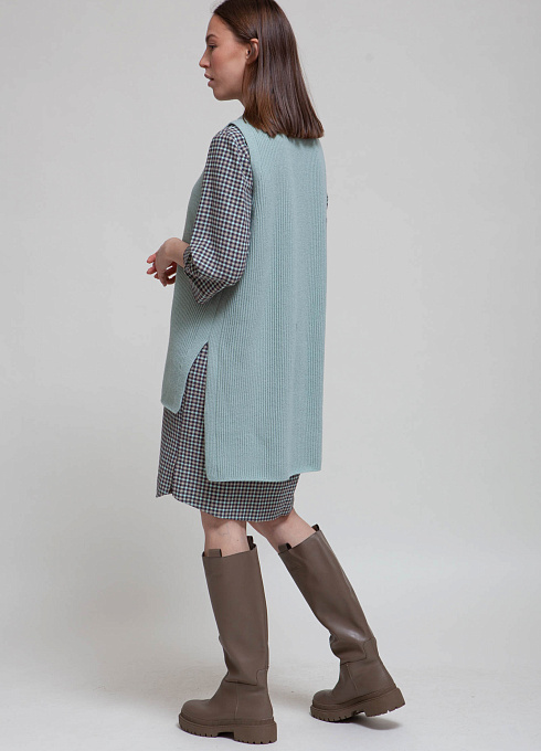 Жилет жен. 380056.33303.1200N Бирюзовый (3)