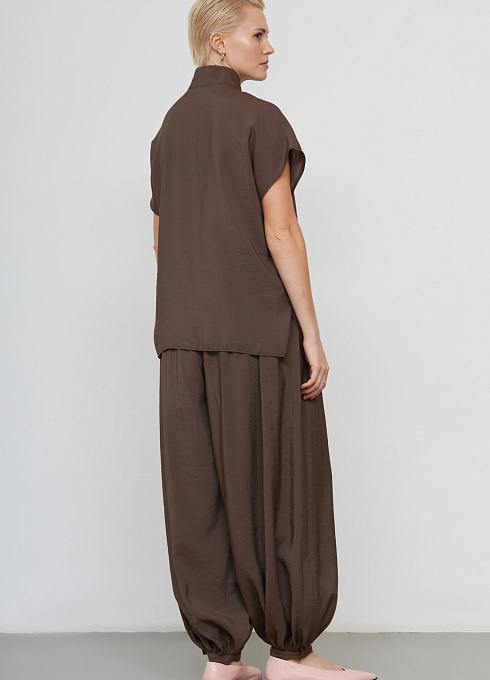 Брюки жен. 328585.11312.1100N Шоколадный (1)