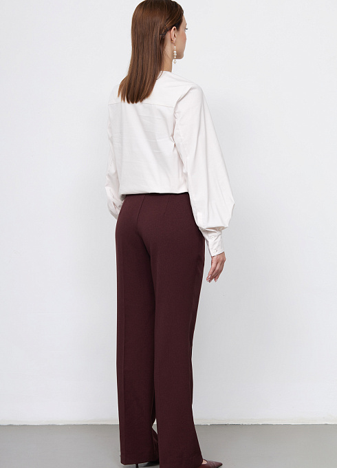 Брюки жен. 320294.09312.4800N Темно-вишневый  (4)