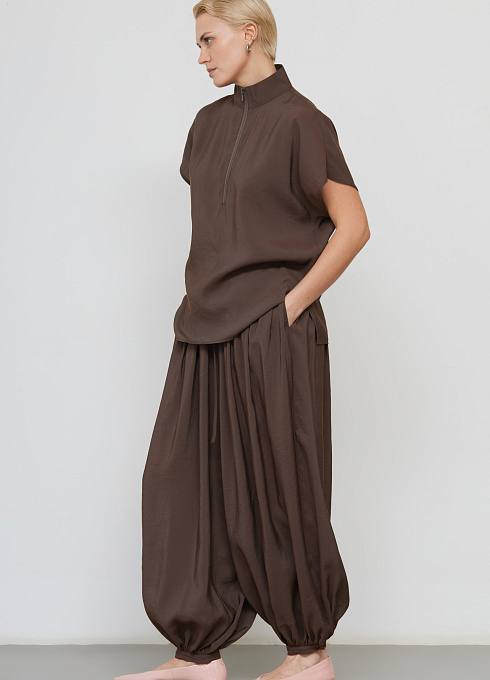 Брюки жен. 328585.11312.1100N Шоколадный (3)