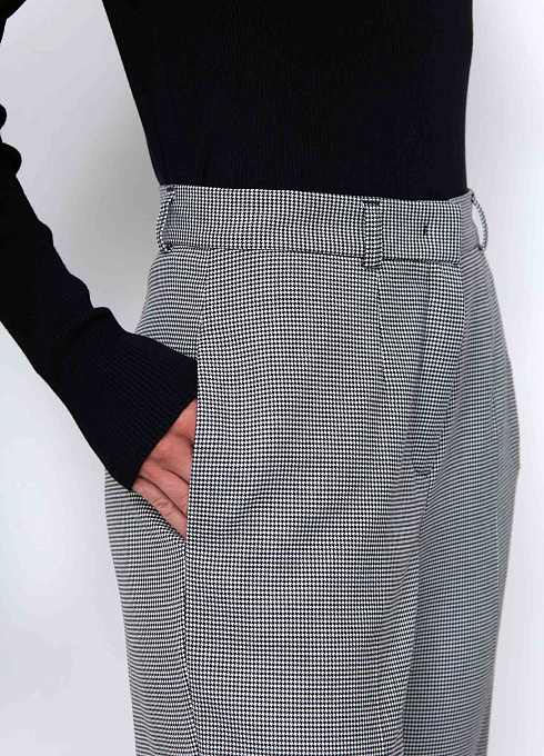 Брюки жен. 324429.11312.8202Z Чёрно-белый (5)