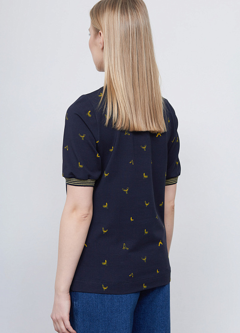 Джемпер жен. 311058.6_313.9531A Тёмно-синий (1)