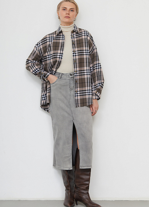 Блузка жен. 318189.11312.3401P Хаки (2)