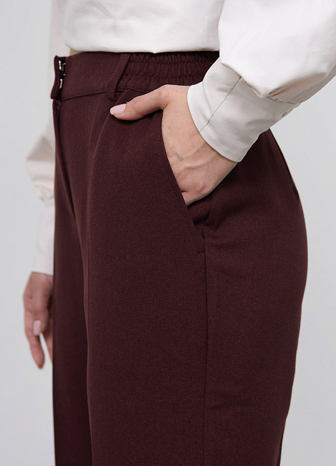 Брюки жен. 320294.09312.4800N Темно-вишневый  (1)