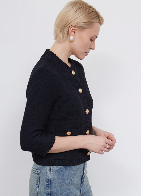 Жакет жен. 370229.15303.9600N Темно-синий (4)