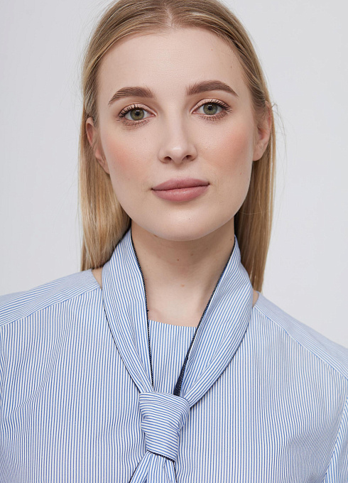 Блузка жен. 311122.03312.0284S Бело-голубой  (1)