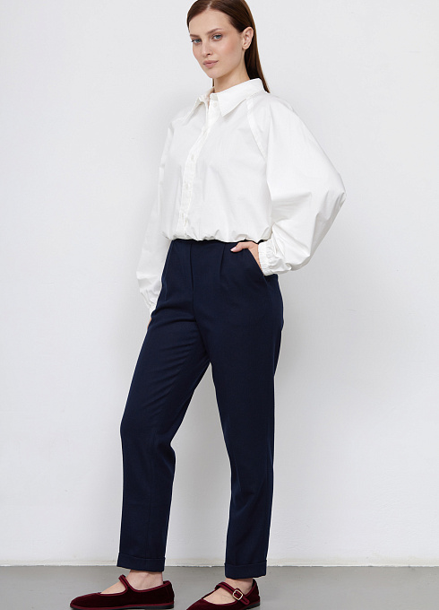 Брюки жен. 327682.11312.9600N Т.синий  (3)