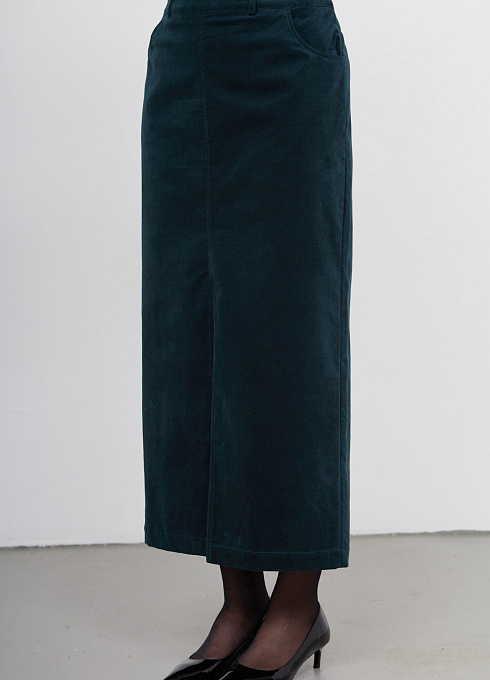 Юбка жен. 358182.11312.1400N Изумруд  (4)