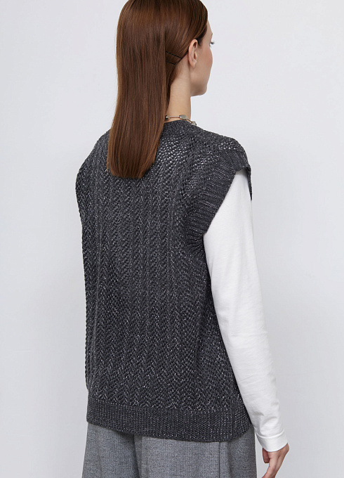 Жилет жен. 380108.05303.7700N Темно-серый  (6)