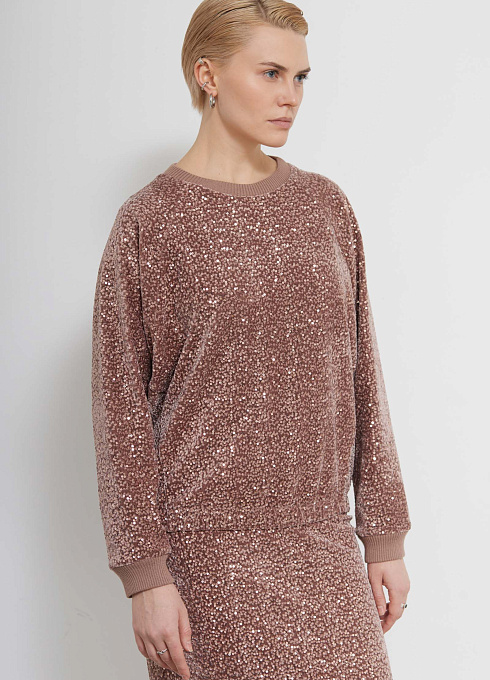Джемпер жен. 311003НП.6_313.0505L Розово-бежевый (5)