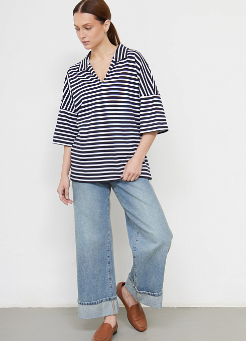 Джемпер жен. 310783.6_313.0298S Бело-синий (2)