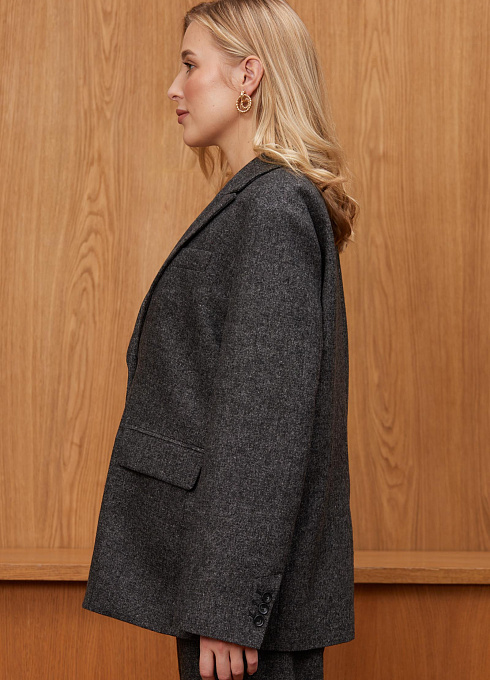 Жакет жен. 378176.11312.8201M Серый меланж  (4)