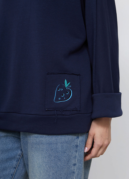 Джемпер жен. 311139.6_313.9600R Тёмно-синий (4)