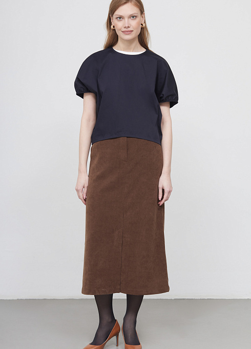 Блузка жен. 318164.11312.9600N Т.синий  (2)