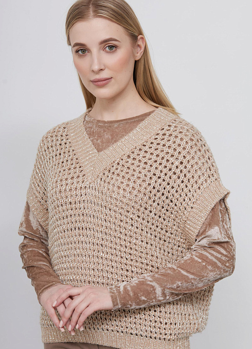 Жилет жен. 388106.42303.0600N Бежевый (4)