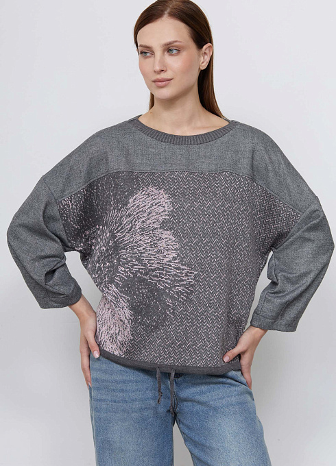 Джемпер жен. 311143.6_303.7480YF Серый  (4)