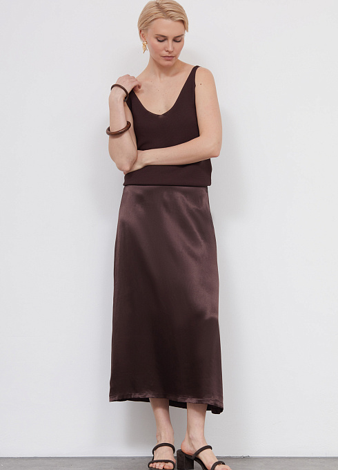 Юбка жен. 350065Б.03312.1100N Шоколадный (6)