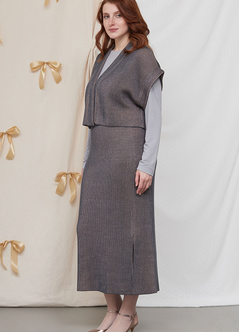 Жакет жен. 380094.33303.0805S Т.серый  (2)