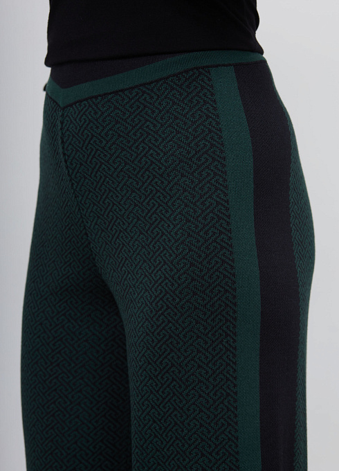 Брюки жен. 320248.33303.8212G Чёрно-бирюзовый (6)