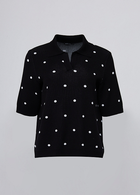 Джемпер жен. 310447.33303.8202D Чёрно-белый